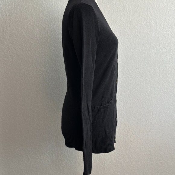 Hollister Classic Black Button-Up Cardigan Sweater Size XS - Picture 6 of 9